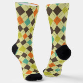 Raute Gemustert Socken (Gewinkelt)