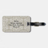 Raute Gepäckanhänger (Rückseite horizontal)