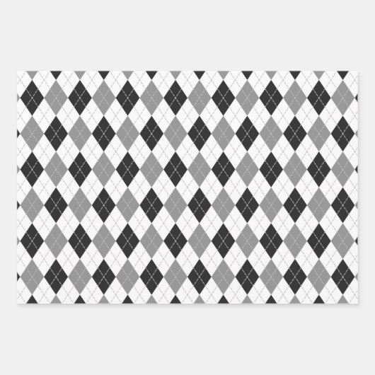 Raute Geschenkpapier Set (Vorderseite 2)