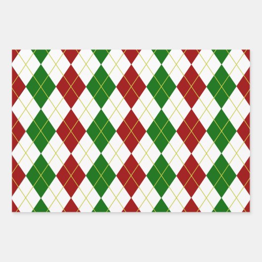 Raute Geschenkpapier Set (Vorderseite)