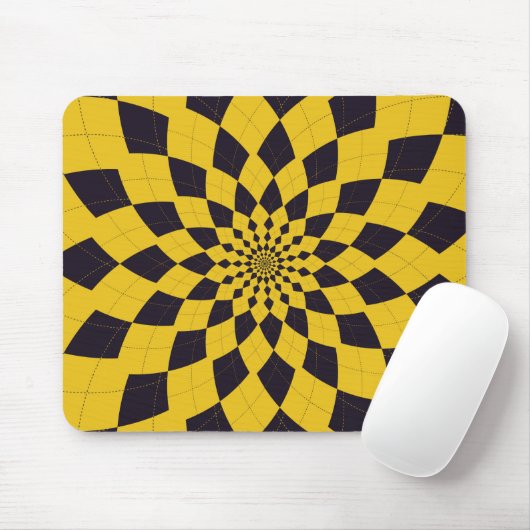 Raute gesprengt/Blume - Taxi Mousepad (Mit Mouse)