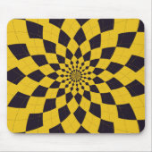 Raute gesprengt/Blume - Taxi Mousepad (Vorne)