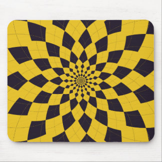 Raute gesprengt/Blume - Taxi Mousepad