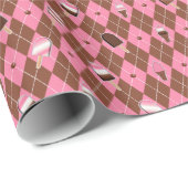 Raute-GIFT-WRAPPING-PAPIER Geschenkpapier (Rolleneckpunkt)