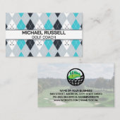 Raute Golf Clubs Muster Visitenkarte (Vorne/Hinten)