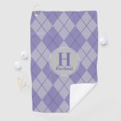 Raute Golf Handtuch mit Name und Initial - HAMbyWG (Insitu)