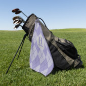 Raute Golf Handtuch mit Name und Initial - HAMbyWG (Gras)