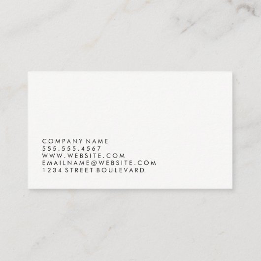 Raute Gray Texture Visitenkarte (Rückseite)