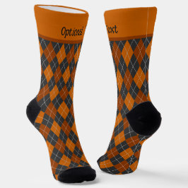 Raute Halloween - Schwarze Diamanten - Text hinzuf Socken