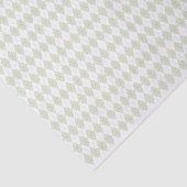 Raute in aquamarinem und in Sahne, 10" x 15" Seidenpapier (Ausschnitt)