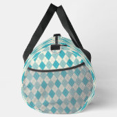Raute Kariert Duffle Bag (Rechts)