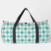 Raute Kariert Duffle Bag (Rückseite)