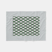 Raute karierte Fleecedecke (Vorderseite (Horizontal))