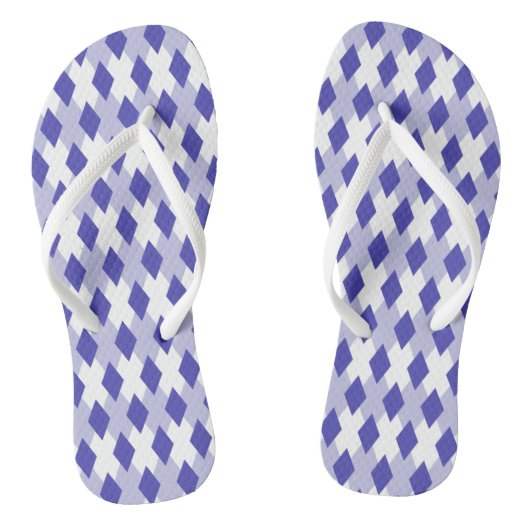 Raute Kariertes Muster_4A46B0 Badesandalen (Fußbett)