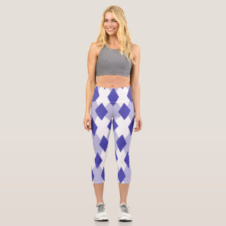 Raute Kariertes Muster_4A46B0 Capri Leggings