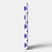 Raute Kariertes Muster_4A46B0 Case-Mate iPhone Hülle (Rückseite / Links)