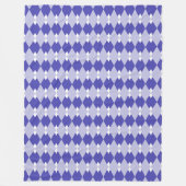 Raute Kariertes Muster_4A46B0 Fleecedecke (Vorderseite)