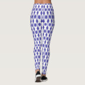 Raute Kariertes Muster_4A46B0 Leggings (Rückseite)