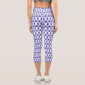 Raute Kariertes Muster_4A46B0 Leggings (Rückseite)