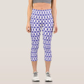 Raute Kariertes Muster_4A46B0 Leggings (Vorderseite)