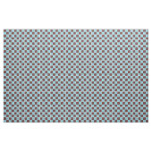 Raute Karo Blau und Braun Stoff (Fat Quarter (45,7 x 55,9 cm))