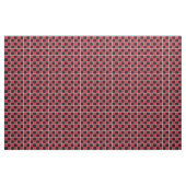 Raute Karo Rot und Schwarz Stoff (Fat Quarter (45,7 x 55,9 cm))