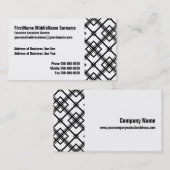 Raute Kunst und Handwerk Visitenkarte (Vorne/Hinten)