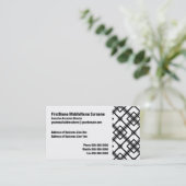 Raute Kunst und Handwerk Visitenkarte (Stehend Vorderseite)