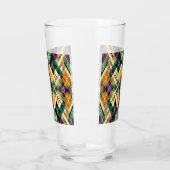Raute Mardi Gras lila grün Glas (Links)