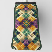 Raute Mardi Gras lila grün Golf Headcover (Rotieren 90)