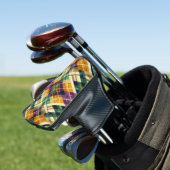 Raute Mardi Gras lila grün Golf Headcover (In Situ)