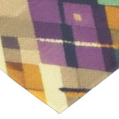 Raute Mardi Gras lila grün Tischdecke (Schrägansicht)