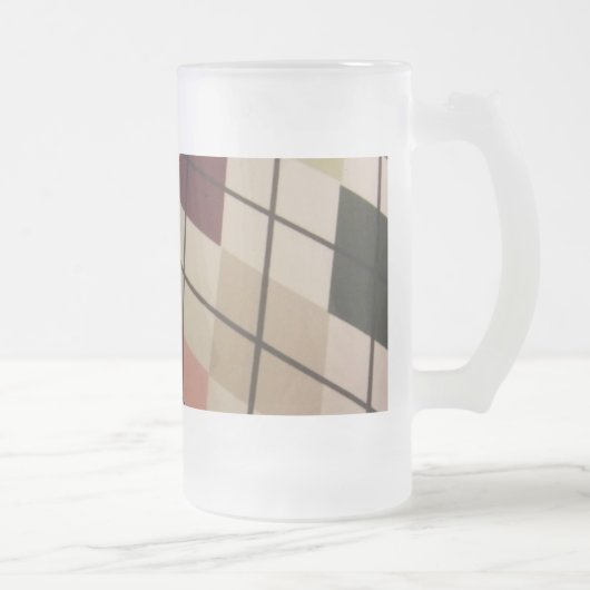 Raute Mattglas Bierglas (Rechts)