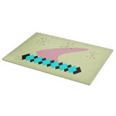 Raute Mitte Jahrhundert Modernes Schneidebrett (Ecke)