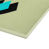 Raute Mitte Jahrhundert Modernes Schneidebrett (Ecke)