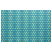 Raute Muster Blau Stoff (Yard (91,4 cm))