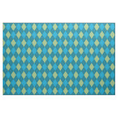 Raute Muster Blau Stoff (Fat Quarter (45,7 x 55,9 cm))