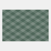 Raute Muster Burgund Aquamarin und dunkelgrün Geschenkpapier Set (Vorderseite 3)