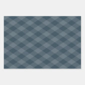 Raute Muster Burgund Aquamarin und dunkelgrün Geschenkpapier Set (Vorderseite)