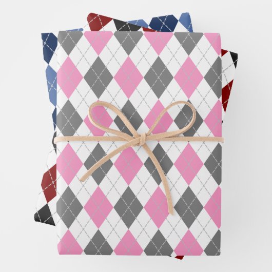 Raute Muster Farbe Sortenumhüllung Papier (Beispiel)