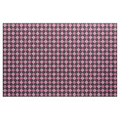 Raute Muster in Schwarz und Rosa Stoff (Fat Quarter (45,7 x 55,9 cm))