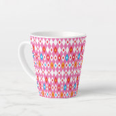 Raute-Muster Milchtasse (Linke Ecke)