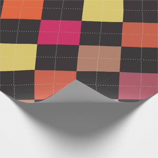 Raute Muster-Papier Geschenkpapier (Ecke)