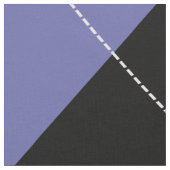 Raute Muster Periwinkle Blau Lila Schwarz-weiß Stoff (Nahaufnahme)