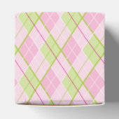 Raute Muster Rosa Golf Geschenkboxen Geschenkschachtel (Oben)