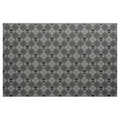 Raute Muster Schwarz-Grau-Alien Stoff (Fat Quarter (45,7 x 55,9 cm))