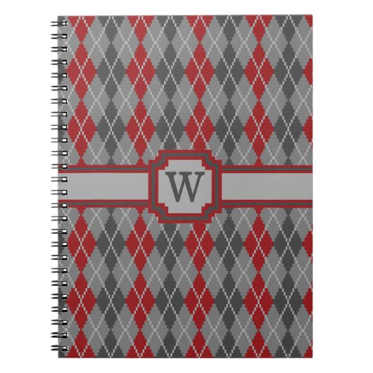 Raute-Notebook für Asche und Embers Notizblock (Vorderseite)