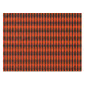 Raute-Orange-Black-52x70 BAUMWOLLE Tischdecke (Vorderseite (Horizontal))