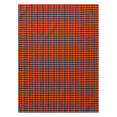 Raute-Orange-Black-52x70 BAUMWOLLE Tischdecke (Vorderseite)