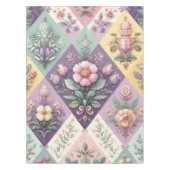 Raute pastellfarben Osterfeier/Frühling Tischdecke (Vorderseite)